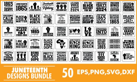 Download Juneteenth Svg Designs Bundle Png Files - Premium Resources