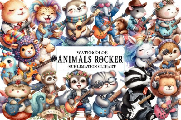 Download Animals Rocker Sublimation Clipart - Animal Collection
