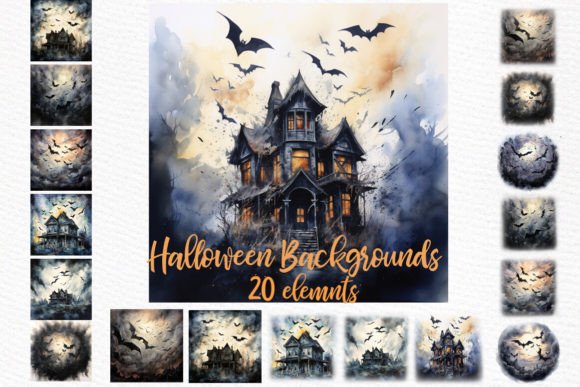 Download Halloween Backgrounds Haunted House Png - Halloween backgrounds Collection