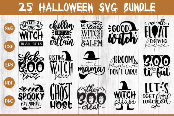 Download 25 Halloween Quotes Bundle - Halloween quotes Collection